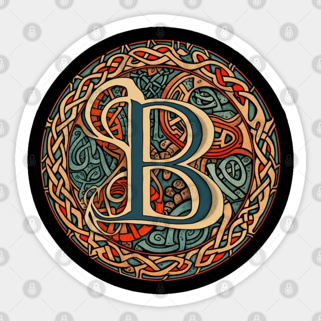 B Sticker by MichaelaGrove